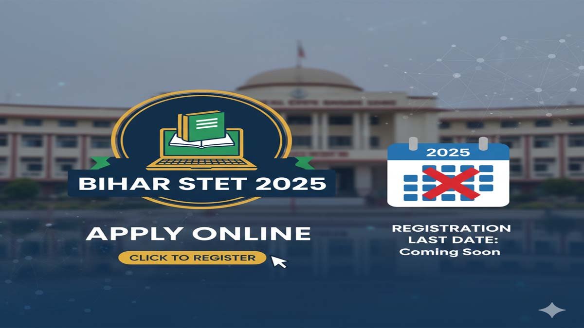 Bihar STET 2025: Apply Online