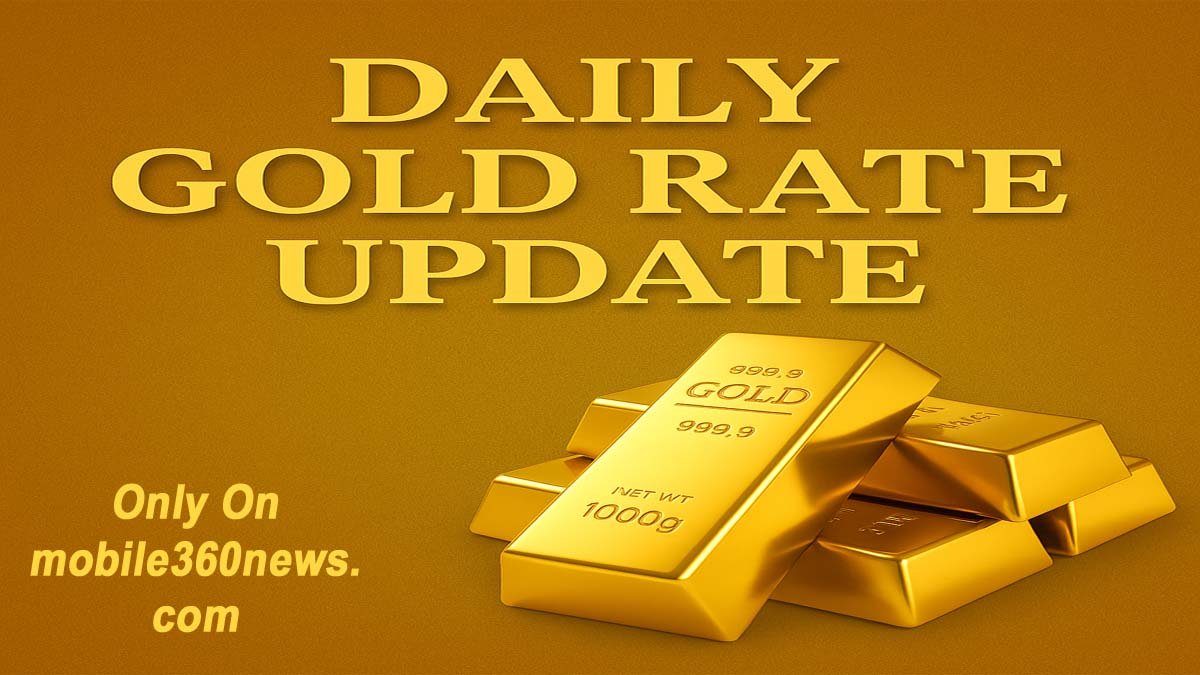 Daily gold rate update