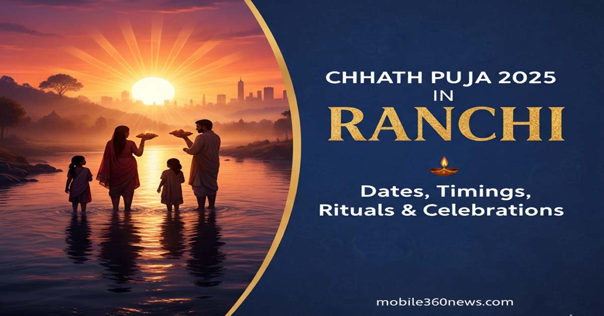 Chhath Puja 2025 in Ranchi