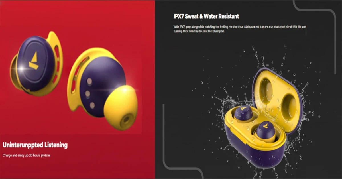 boAt Airdopes 441 KKR Edition