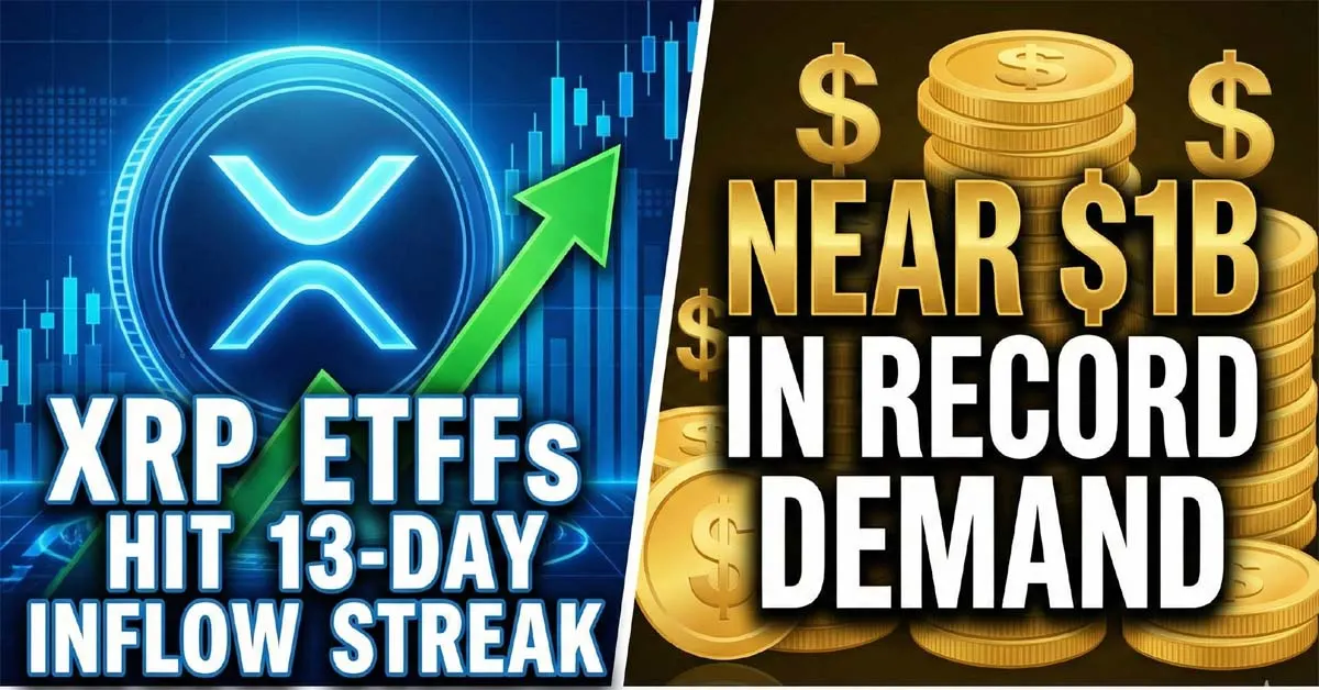 XRP ETFs Hit 13-Day